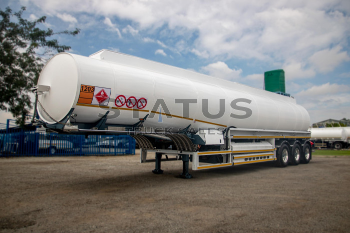  2012 GRW 50 000L Tri-Axle Aluminium Metered Fuel Tanker Trailer 