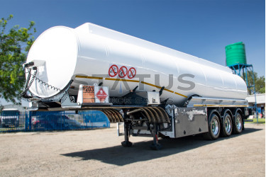  2015 GRW 39 000L Tri-Axle Aluminium Metered Fuel Tanker Trailer (BARTEC SYSTEM)