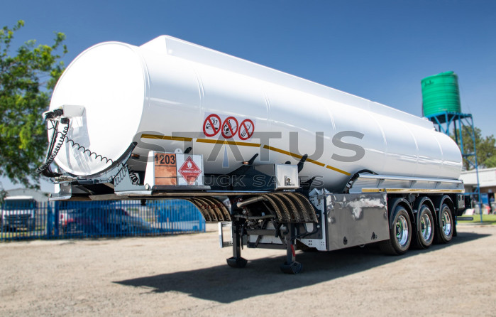  2015 GRW 39 000L Tri-Axle Aluminium Metered Fuel Tanker Trailer (BARTEC SYSTEM)