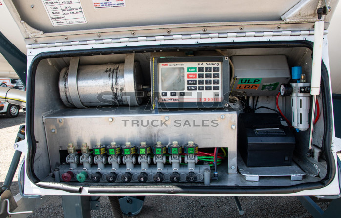  2015 GRW 50 000L Tri-Axle Aluminium Metered Fuel Tanker Trailer 