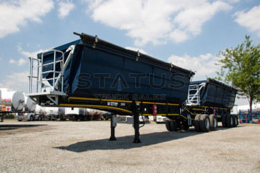 2021 AFRIT 45M³ Interlink Side Tipper Trailer